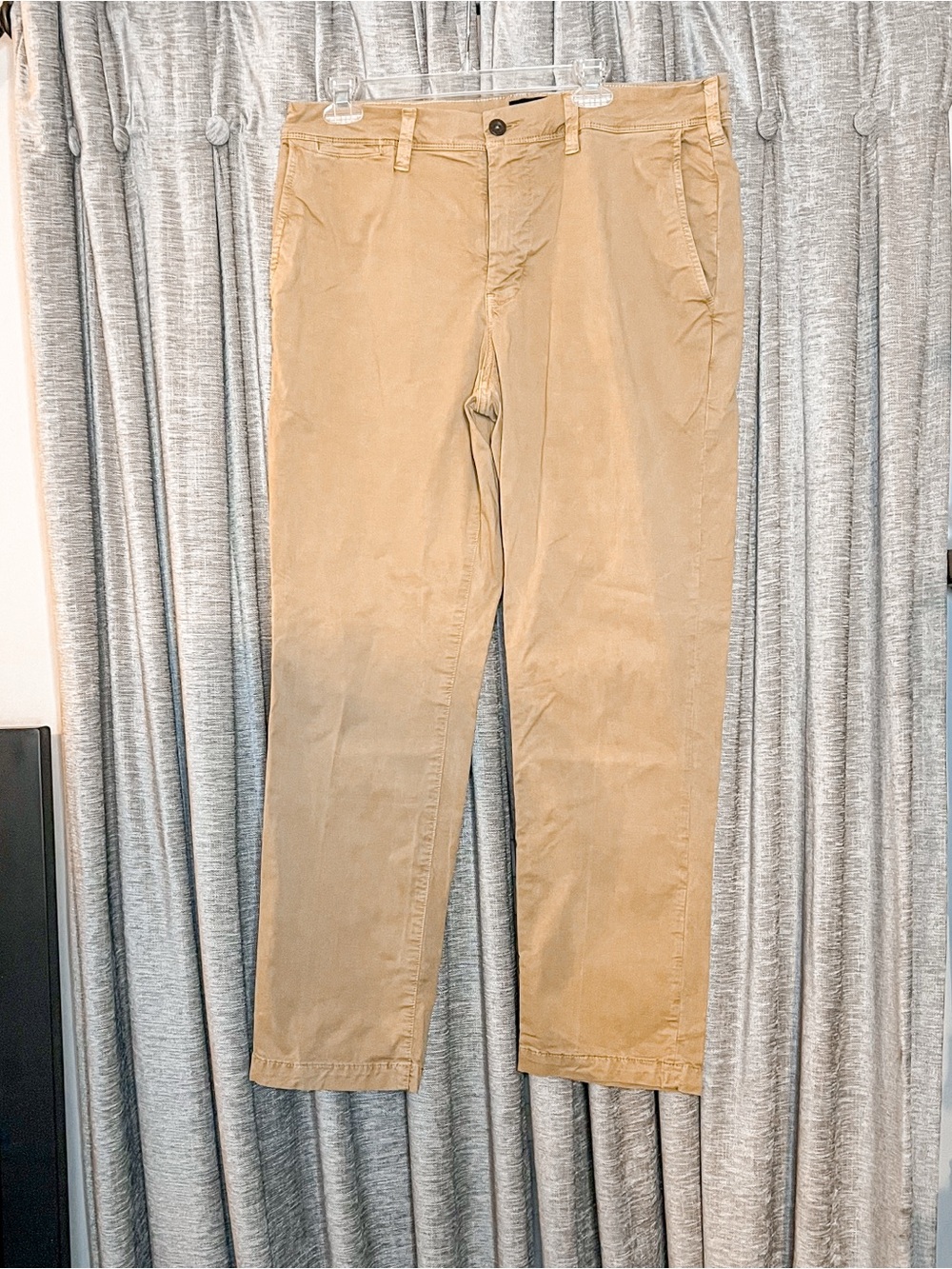 American Eagle Ne(x)t Level Flex Khaki Slim Straight Leg Pants Size 36x30